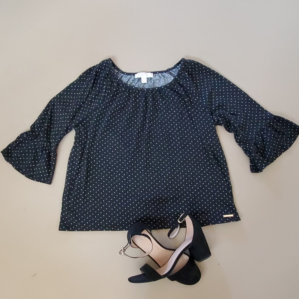 Polka dot blouse